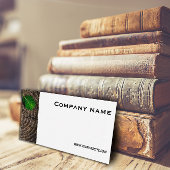 ミニマリスト木葉写真QR名刺 名刺