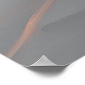 ミニマリスト東京スカイライン – Tessful Tones Japan Art ポスター (角)