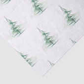 ミニマリスト松の木のパターンのクリスマス 薄葉紙 (詳細)