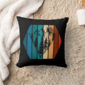 ミニマリスト松林ヴィンテージ クッション (ブランケット)