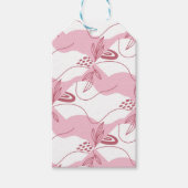 ミニマリスト柄のパーソナライズされたギフトタグ ギフトタグ (正面)