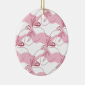 ミニマリスト柄セラミックオーナメント セラミックオーナメント (右)