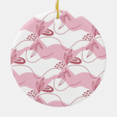 ミニマリスト柄セラミックオーナメント セラミックオーナメント (裏面)