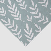 ミニマリスト植物セージ緑葉葉モチーフ 薄葉紙 (詳細)