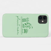ミニマリスト植物ママかわいい植物の恋人 Case-Mate iPhoneケース (裏面(横))