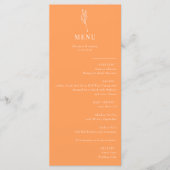 ミニマリスト植物学フローラ |のメ結婚ニュー メニュー (正面)