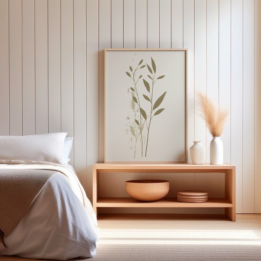 ミニマリスト植物学ボホ ポスター