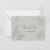 ミニマリスト植物学 ノートカード (正面)