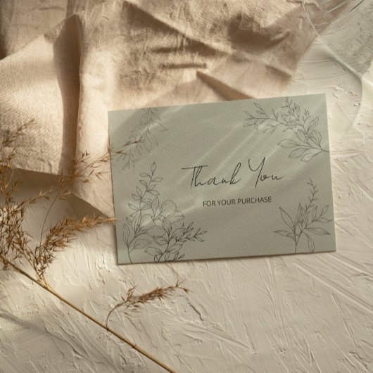 ミニマリスト植物学 ノートカード