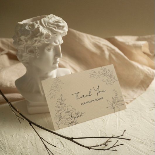 ミニマリスト植物学 ノートカード