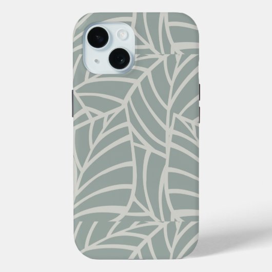 ミニマリスト植物学 静脈 iPhone / iPad カー Case-Mate iPhoneケース (裏面)