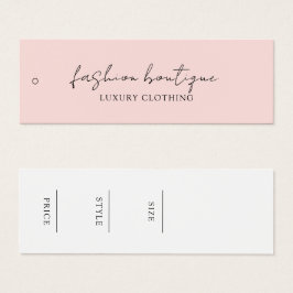 ミニマリスト業務用衣料品ラベルつるラベル