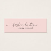 ミニマリスト業務用衣料品ラベルつるラベル (正面)