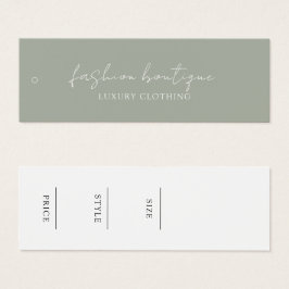 ミニマリスト業務用衣料品ラベルつるラベル