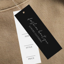 ミニマリスト業務用衣料品ラベルつるラベル