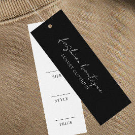 ミニマリスト業務用衣料品ラベルつるラベル