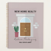 ミニマリスト歓迎フロントドア実在エステートエージェント プランナー手帳 (正面)