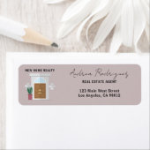 ミニマリスト歓迎フロントドア実在エステートエージェント ラベル (インサイチュ)