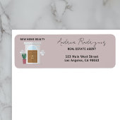 ミニマリスト歓迎フロントドア実在エステートエージェント ラベル