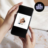 ミニマリスト正方形フォトQRコ結婚ード 招待状