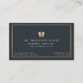ミニマリスト歯科医プロフェッショナル名刺 名刺 (正面)
