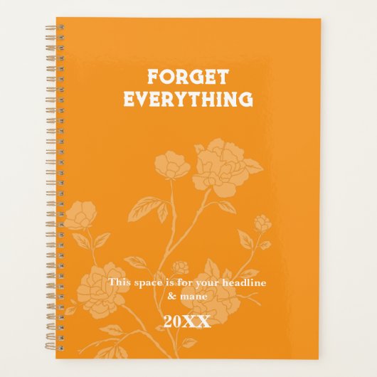 ミニマリスト毎日のプランナーエレガント- & おもしろい プランナー手帳 (正面)