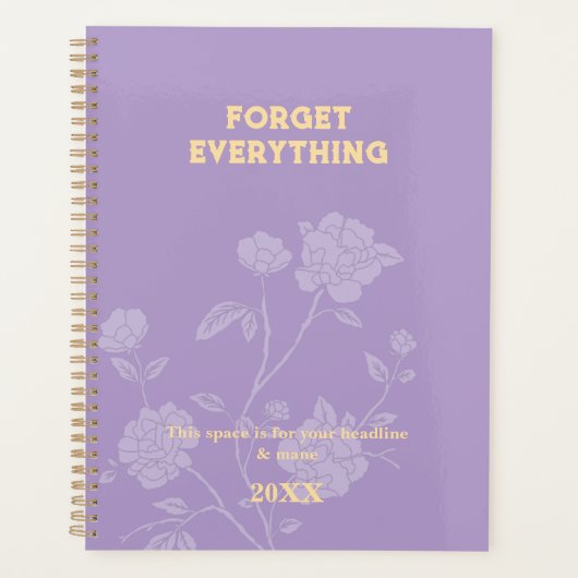 ミニマリスト毎日のプランナーエレガント- & おもしろい プランナー手帳 (正面)