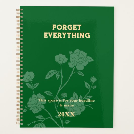 ミニマリスト毎日のプランナーエレガント- & おもしろい プランナー手帳 (正面)