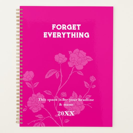 ミニマリスト毎日のプランナーエレガント- & おもしろい プランナー手帳 (正面)