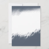 ミニマリスト水の色の企業のクリスマスパーティー 招待状 (裏面)