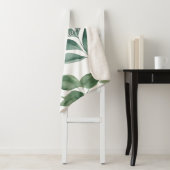 ミニマリスト水の色の緑離れの シェルパブランケット (インサイチュ)