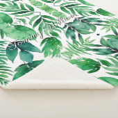 ミニマリスト水の色の緑離れの シェルパブランケット (3/4)