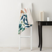 ミニマリスト水の色の緑離れの シェルパブランケット (インサイチュ)