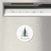 ミニマリスト水の色クリスマスツリー マグネット (インサイチュ (食洗機))