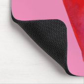 ミニマリスト水彩ハート マウスパッド (コーナー)