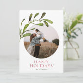 ミニマリスト水彩ミスタントー写真 シーズンカード (スタンド正面)