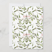 ミニマリスト水彩ミスタントー写真 シーズンカード (裏面)