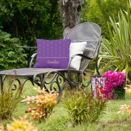 ミニマリスト水彩円パープル装飾用クッション クッション