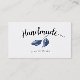 ミニマリスト水彩手作り名刺 名刺