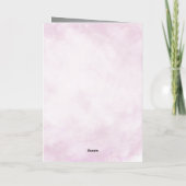 ミニマリスト水彩画の誕生日カード 義理の母へ カード (裏面)