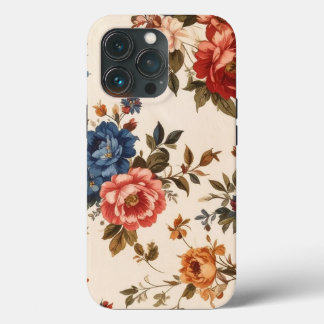 ミニマリスト水彩花柄 iPhone 13 PROケース