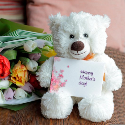 ミニマリスト水彩花母の日はがき ポストカード