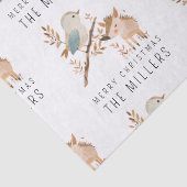 ミニマリスト水彩鳥とイノシシ 薄葉紙 (詳細)