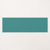 ミニマリスト波の紫のターコイズ紫と名前 ヨガマット (裏面(横))