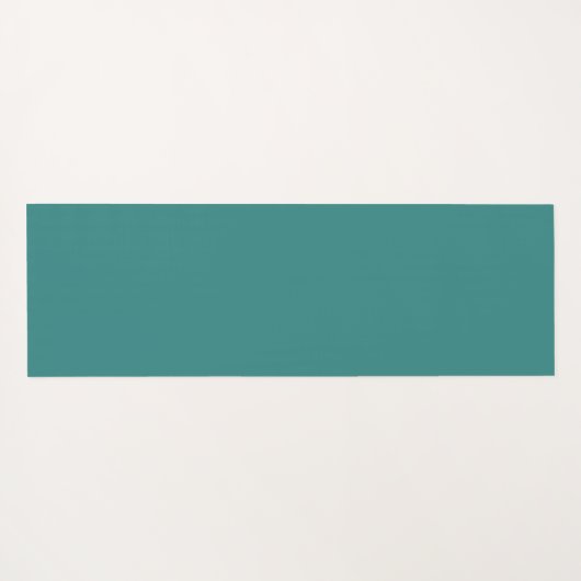 ミニマリスト波の紫のターコイズ紫と名前 ヨガマット (裏面(横))