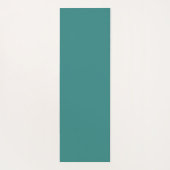 ミニマリスト波の紫のターコイズ紫と名前 ヨガマット (裏面)