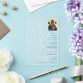 ミニマリスト洗礼《キリスト教》洗礼式や命名式ギリシャ正統 アクリル招待状 (インサイチュ (ウェディング))