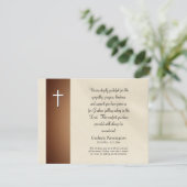 ミニマリスト洗練された正統の記念碑 サンキューカード (スタンド正面)