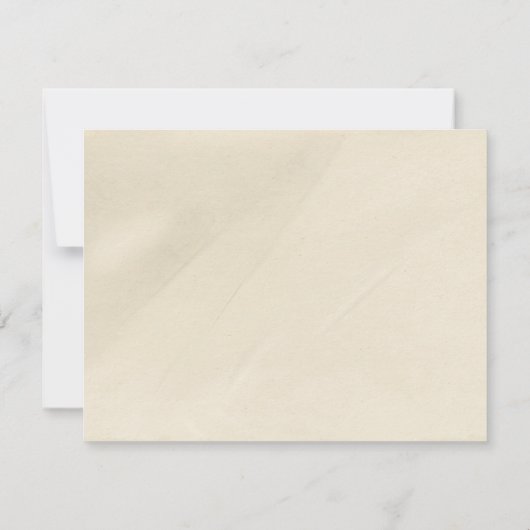 ミニマリスト洗練された正統の記念碑 サンキューカード (裏面)