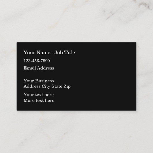 ミニマリスト海上補給サービスビジネスカード 名刺 (裏面)